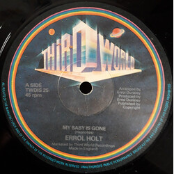 Errol "Flabba" Holt My Baby Is Gone / Pure Sorrows USED VINYL 12INCH 45 RPM