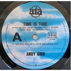 Andy Gibb Time Is Time USED VINYL 7INCH 45 RPM SINGLE