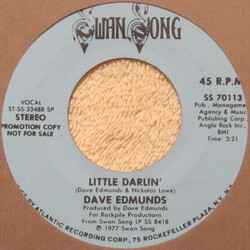 Dave Edmunds Little Darlin' USED VINYL 7INCH 45 RPM PROMO