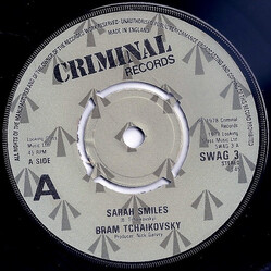 Bram Tchaikovsky Sarah Smiles USED VINYL 7INCH 45 RPM SINGLE STEREO