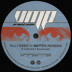 Project Pablo All I Need / Eye Mask On, Think About Everything USED VINYL 12INCH 45 RPM