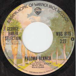 George Baker Selection Paloma Blanca / Dreamboat USED VINYL 7INCH 45 RPM