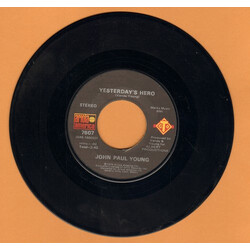 John Paul Young Yesterday's Hero USED VINYL 7INCH SINGLE 45 RPM