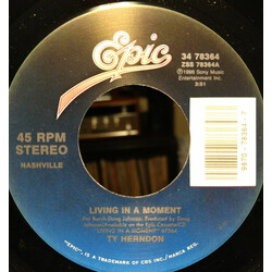 Ty Herndon Living In A Moment/Returning The Faith USED VINYL 7INCH 45 RPM SINGLE STEREO