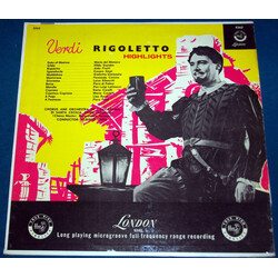 Alberto Erede / Giuseppe Verdi Highlights From Rigoletto Vinyl LP USED