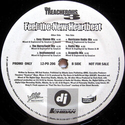 Treacherous Three Feel The New Heartbeat VINYL 12" USED