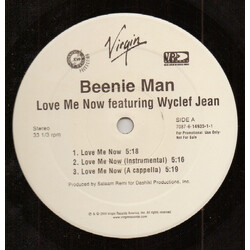 Beenie Man Love Me Now USED VINYL 12INCH PROMO