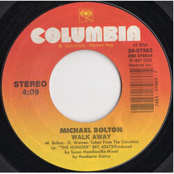Michael Bolton Walk Away Vinyl USED
