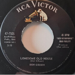 Don Gibson Lonesome Old House USED VINYL 7INCH SINGLE 45 RPM