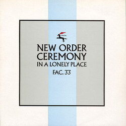 New Order Ceremony USED VINYL 12INCH 45 RPM SINGLE REISSUE REPRESS