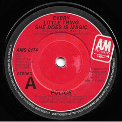 The Police Every Little Thing She Does Is Magic Vinyl 7" USED