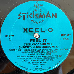 Xcel-O Feel It USED VINYL 12INCH 33 S RPM EP STEREO