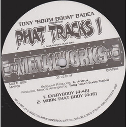 Tony "Boom Boom" Badea Phat Tracks 1 USED VINYL 12INCH 33 S RPM