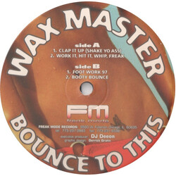 Wax Master Maurice Bounce To This USED VINYL 12INCH