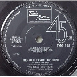 The Isley Brothers This Old Heart Of Mine (Is Weak For You) USED VINYL 7INCH 45 RPM SINGLE REISSUE