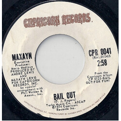 Maxayn Bail Out / Everything Begins With You USED VINYL 7INCH 45 RPM