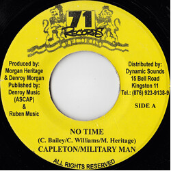 Capleton / Military Man No Time USED VINYL 7INCH 45 RPM