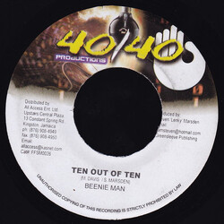Beenie Man Ten Out Of Ten USED VINYL 7INCH 45 RPM