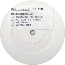80 Aum Mindcontroller USED VINYL 12INCH WHITE LABEL