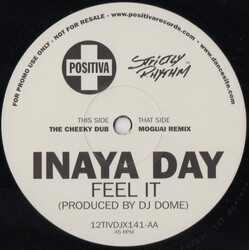 Inaya Day Feel It USED VINYL 12INCH 45 RPM PROMO