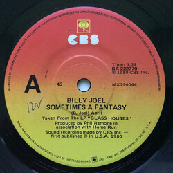 Billy Joel Sometimes A Fantasy USED VINYL 7INCH SINGLE