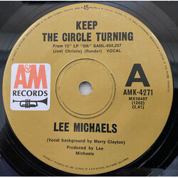 Lee Michaels Keep The Circle Turning USED VINYL 7INCH 45 RPM SINGLE