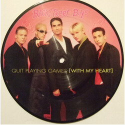 Backstreet Boys Quit Playing Games [With My Heart] Vinyl 7" USED