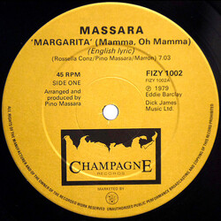 Pino Massara Margarita (Mamma, Oh Mamma) VINYL 12" USED