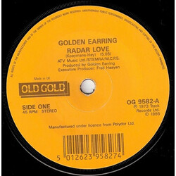 Golden Earring Radar Love USED VINYL 7INCH 45 RPM SINGLE REISSUE
