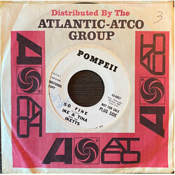 Ike & Tina Turner / The Ikettes So Fine USED VINYL 7INCH 45 RPM SINGLE PROMO