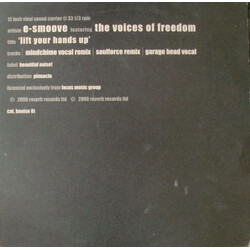 E-Smoove / Voices Of Freedom Lift Your Hands Up Vinyl 12" USED