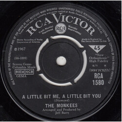 The Monkees A Little Bit Me, A Little Bit You VINYL 7" USED