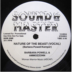 Barbara Powell & Ammozzonn Nature Of The Beast USED VINYL 12INCH 33 S RPM SINGLE PROMO