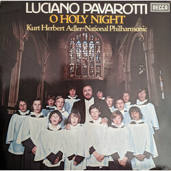 Luciano Pavarotti / Kurt Herbert Adler / National Philharmonic Orchestra O Holy Night Vinyl LP USED