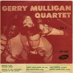 Gerry Mulligan Quartet Vol 3 Vinyl 7" USED