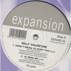 Billy Valentine Didn't Mean To Hurt You EP USED VINYL 12INCH EP 33 S RPM