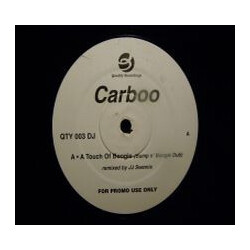 Carboo A Touch Of Boogie USED VINYL 12INCH PROMO
