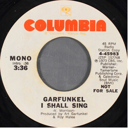 Art Garfunkel I Shall Sing USED VINYL 7INCH 45 RPM PROMO STEREO MONO