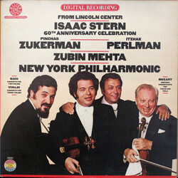 Isaac Stern / Pinchas Zukerman / Itzhak Perlman / Zubin Mehta / The New York Philharmonic Orchestra Isaac Stern 60th Anniversary Celebration From Linc
