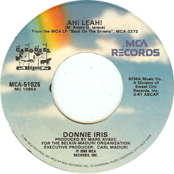 Donnie Iris Ah! Leah! Vinyl 7" USED