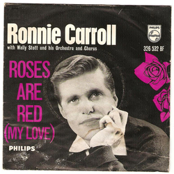 Ronnie Carroll Roses Are Red (My Love) Vinyl 7" USED