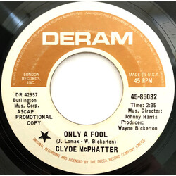 Clyde McPhatter Only A Fool / Thank You Love USED VINYL 7INCH 45 RPM SINGLE PROMO