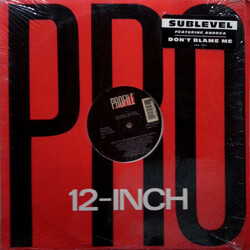 Sublevel Don't Blame Me USED VINYL 12INCH 33 S RPM