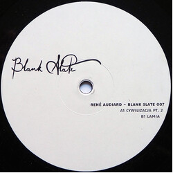 René Audiard Blank Slate 007 Vinyl 12" USED