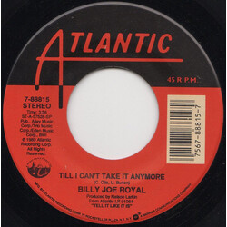 Billy Joe Royal Till I Can't Take It Anymore USED VINYL 7INCH 45 RPM