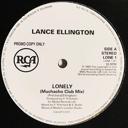 Lance Ellington Lonely Vinyl 12" USED