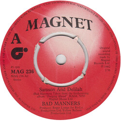 Bad Manners Samson & Delilah USED VINYL 7INCH 45 RPM SINGLE STEREO