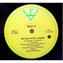 Suzy Q Get On Up Do It Again USED VINYL 12INCH 33 S RPM SINGLE STEREO