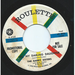 The Barry Sisters Yes My Darling Daughter / Saturday USED VINYL 7INCH 45 RPM PROMO MONO