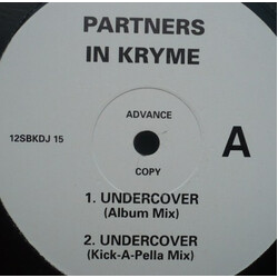 Partners In Kryme Undercover USED VINYL 12INCH ADVANCE PROMO